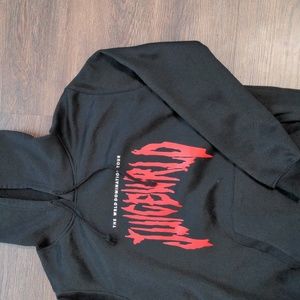 Juice Wrld Mens Size Small The Wrld Domination Tour Black Hoodie